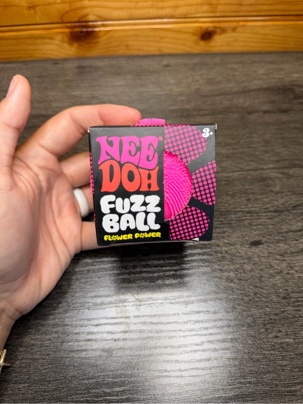 Fuzz Ball Kids Toy - Pink